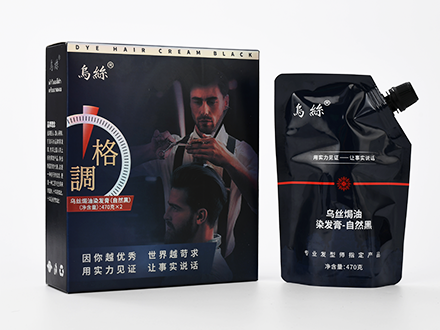 烏絲焗油染發膏-自然黑